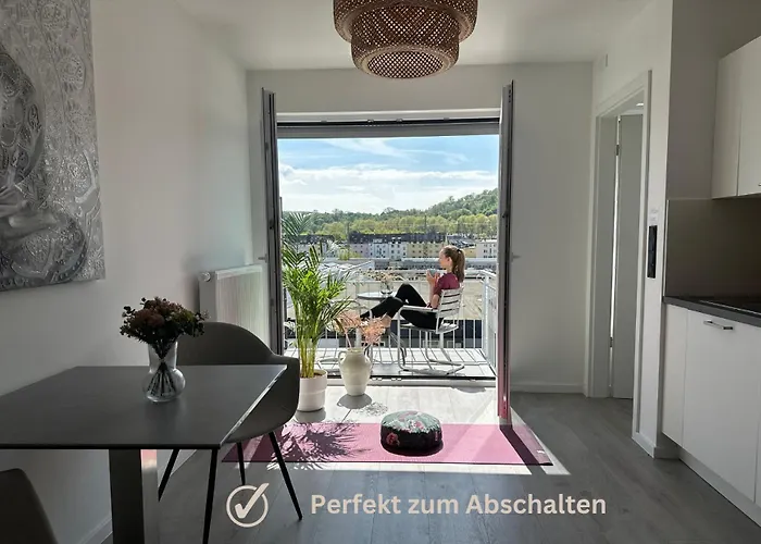 Apartment Buddha - Stadtnah, Balkon, Parkplatz, E-ladestation Fuer Autos & Fahrraeder, Fitnessstudio